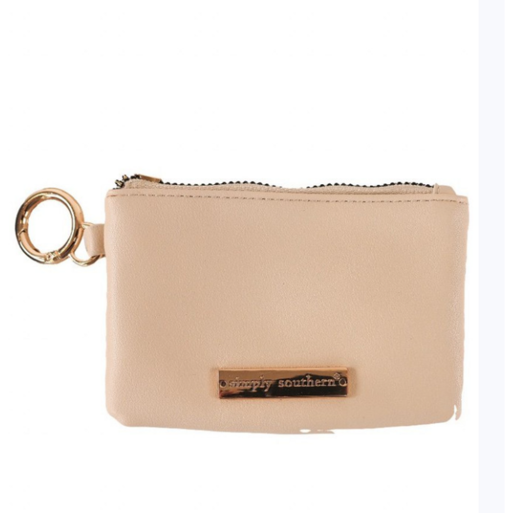 Simply Southern Simply Southern Leather ID Pouch Cream