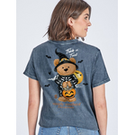 Simply Southern Simply Southern Short Sleeve Tee Teddy Candy Washed Coal