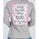 Simply Southern Simply Southern Long Sleeve Tee Rest Sport Grey