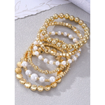 Little Daisy Closet Little Daisy Closet Pearl Beaded Multi Layer Bracelets