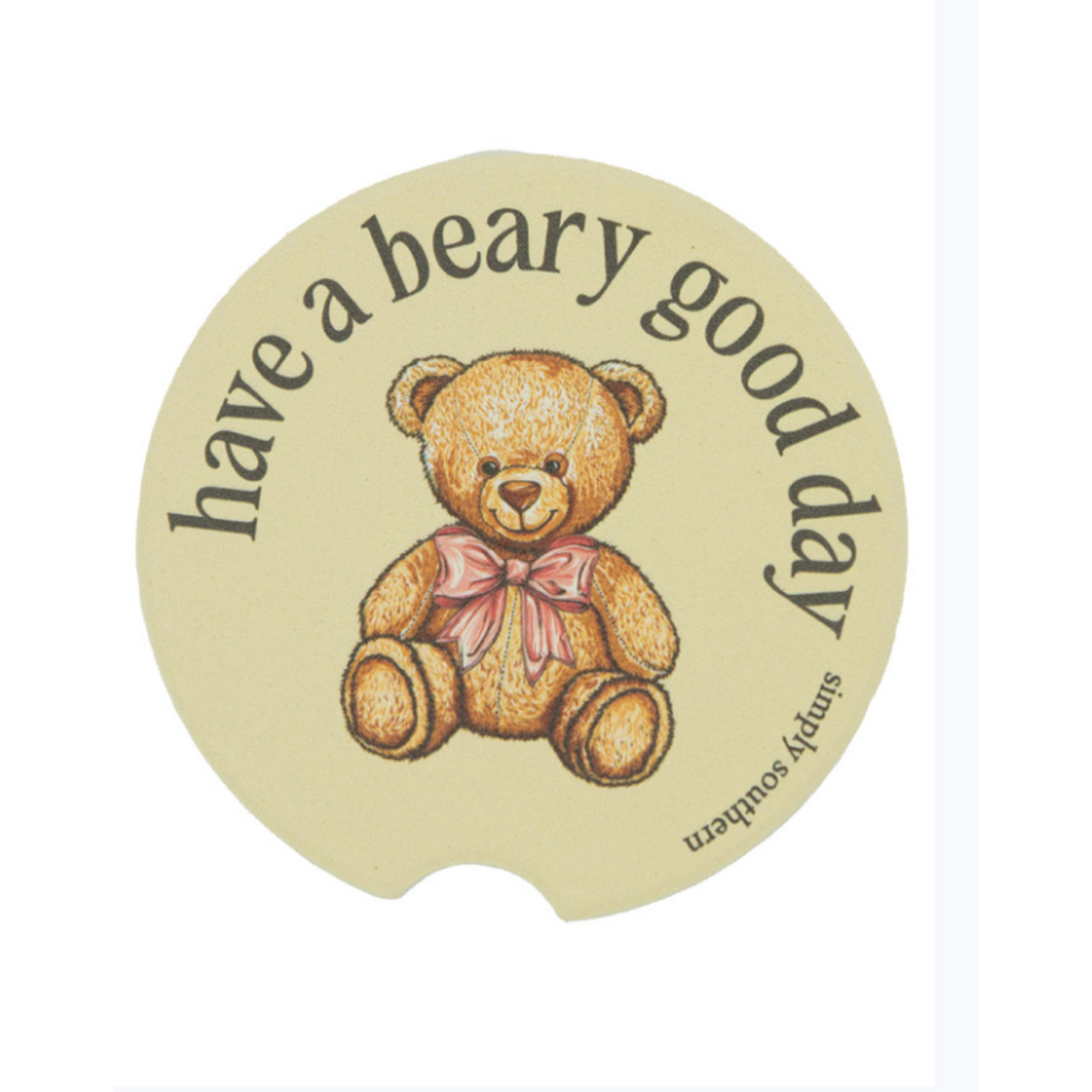 Simply Southern Simply Southern Car Coaster Bear