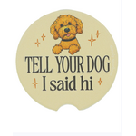 Simply Southern Simply Southern Car Coaster Dog