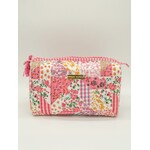 Simply Southern Simply Southern Quilted Cosmetic Multi Flower