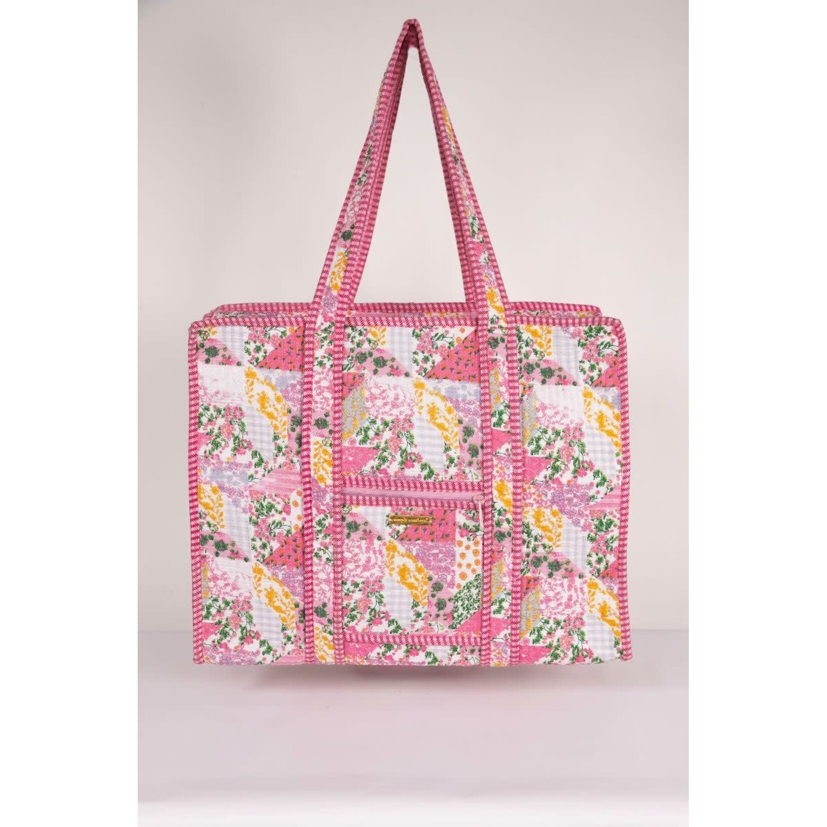Simply Southern Simply Southern Quilted Tote Multi Flower