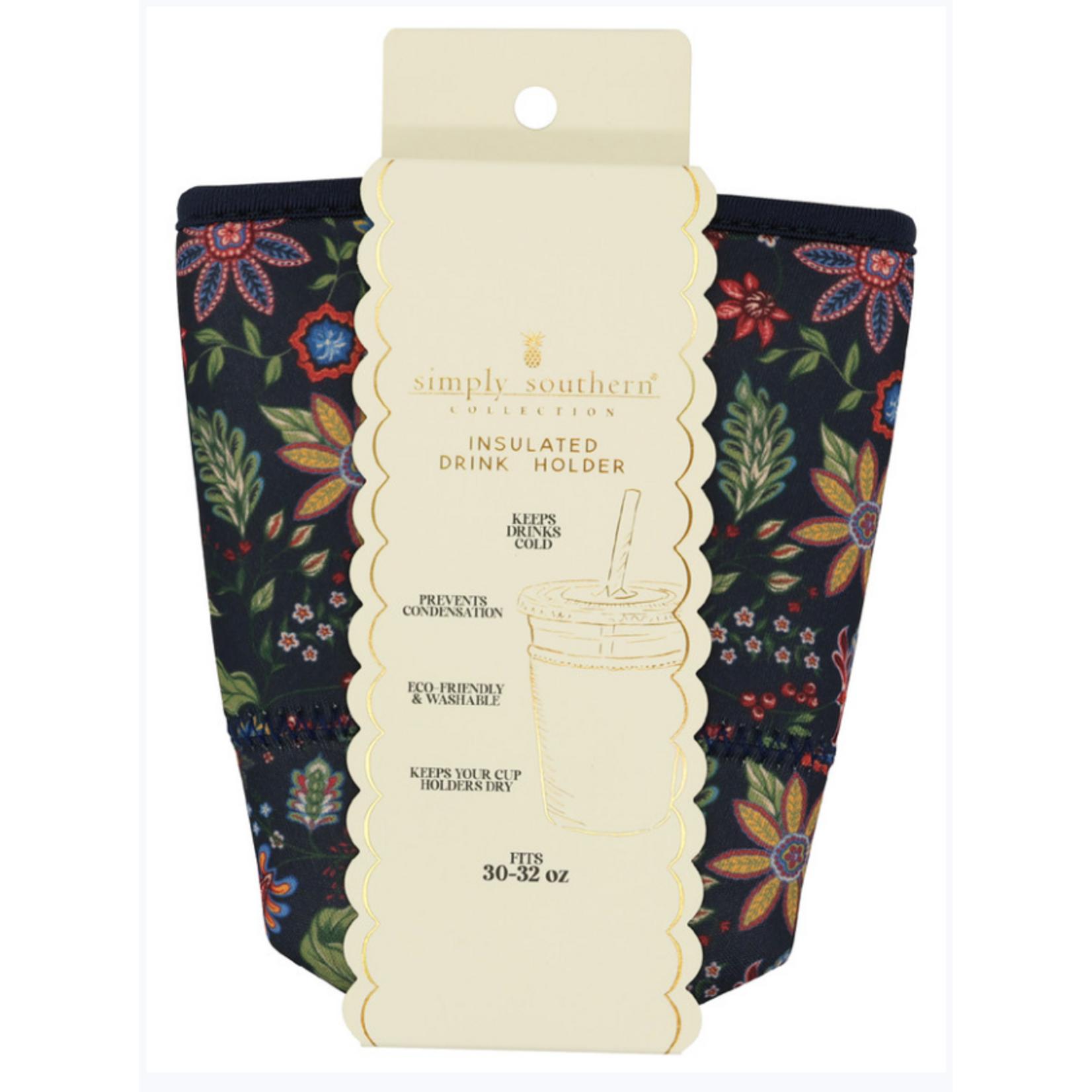 Simply Southern Simply Southern Large Drink Sleeve Spice Flower