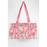 Simply Southern Simply Southern Quilted Duffel Multi Flower