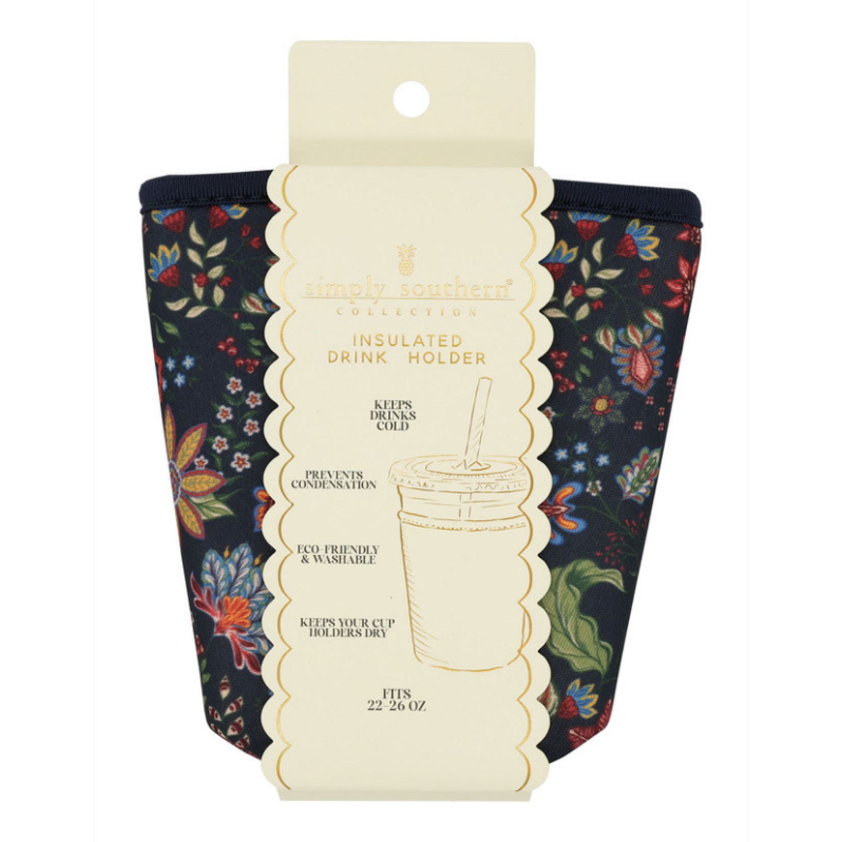 Simply Southern Simply Southern Small Drink Sleeve Spice Flower