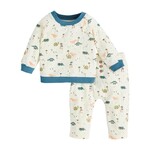 Mudpie Mudpie Dino Print 2pc Set