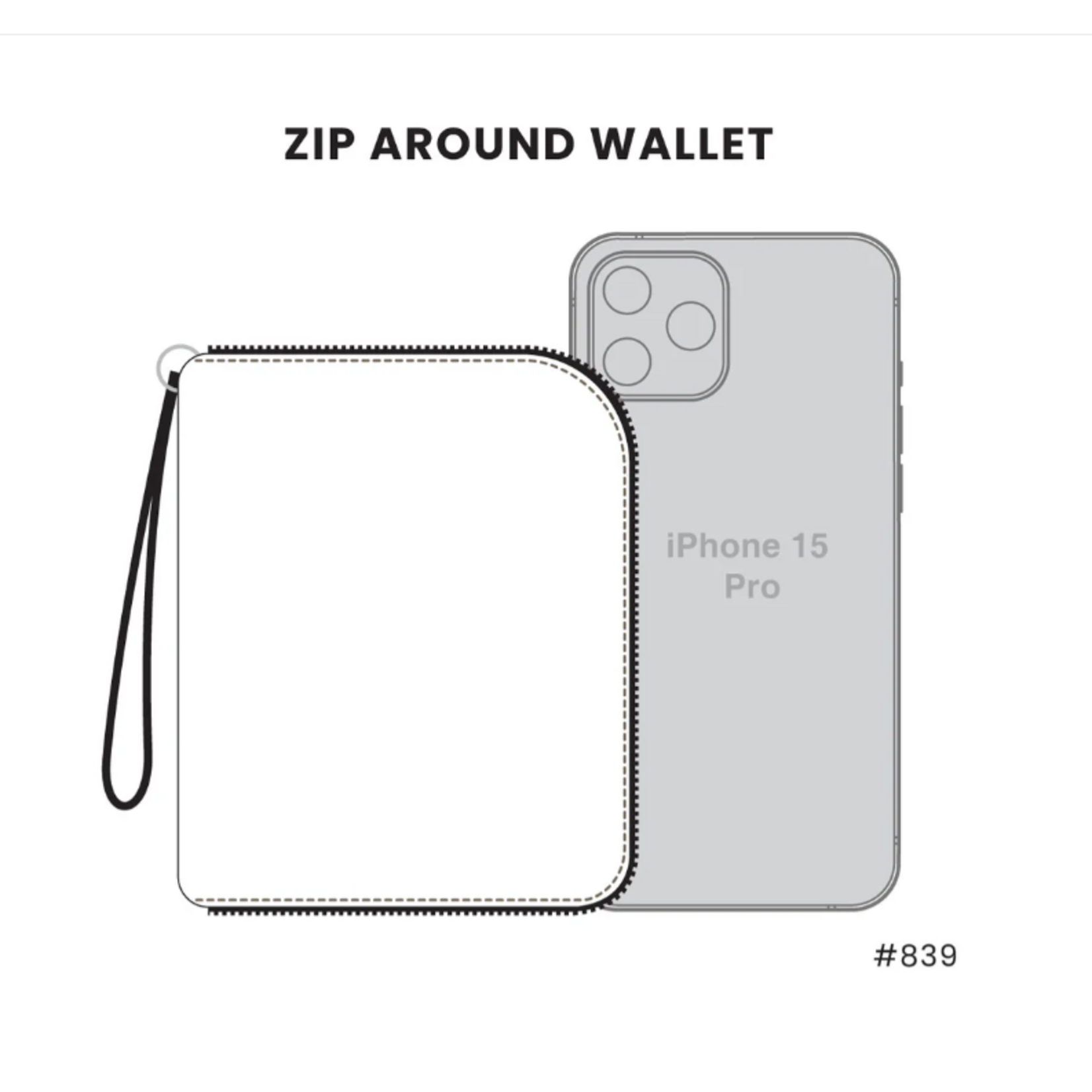 Chala Chala Zip Around Wallet Lady Bug Teal 839