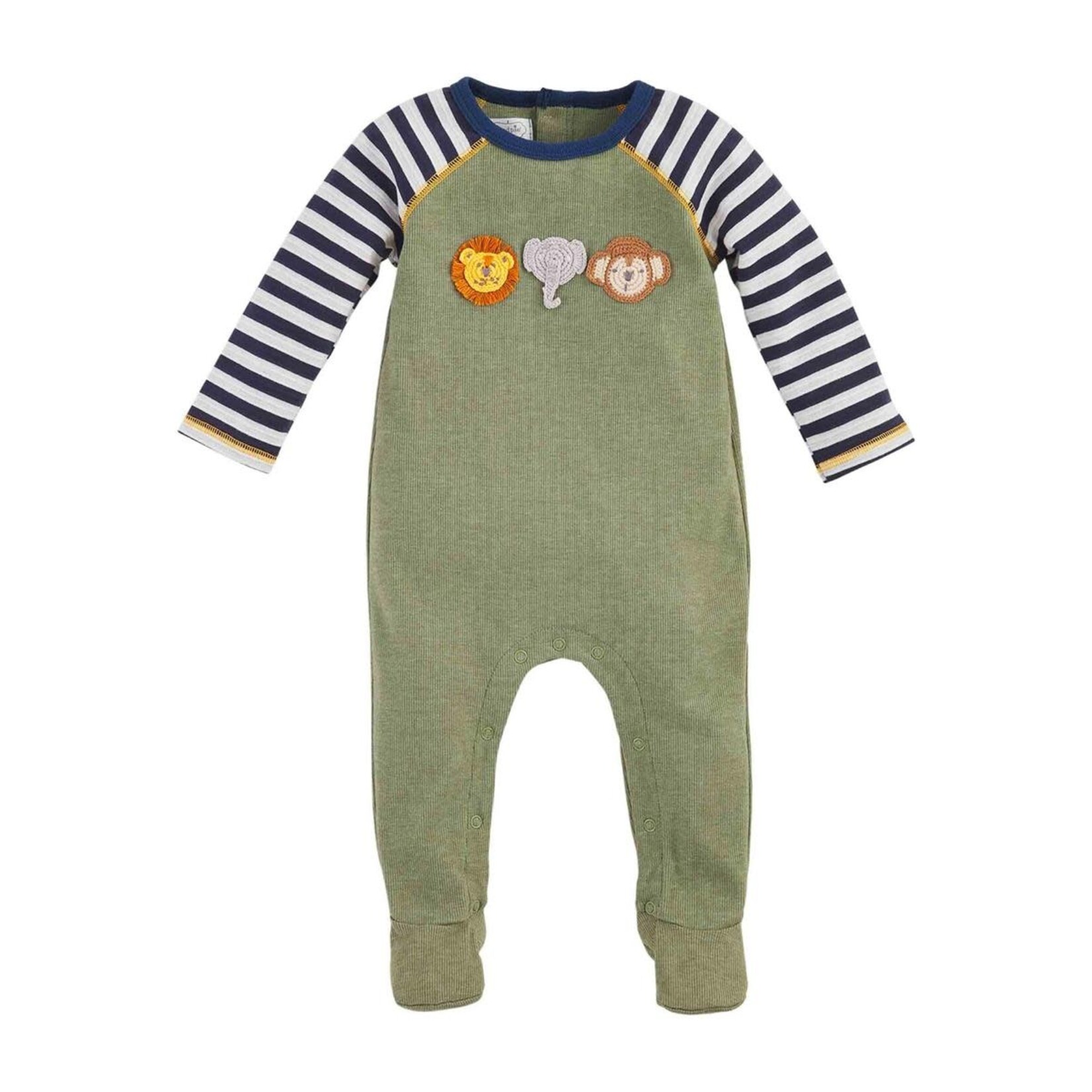 Mudpie Mudpie Safari Crochet Sleeper 0-3M