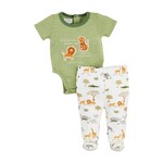 Mudpie Mudpie Lion Crawler Pant Set