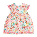 Mudpie Mudpie Rainbow Floral Baby Dress