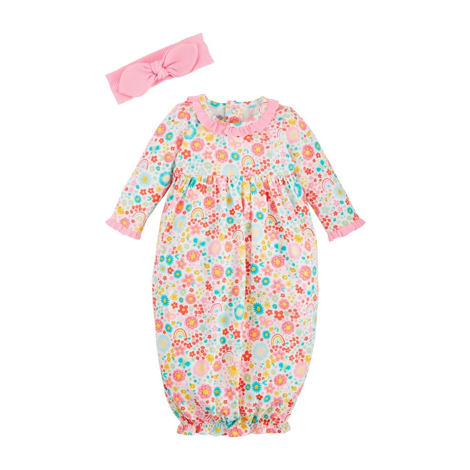 Mudpie Mudpie Rainbow Floral Take Me Home 0-3M