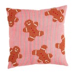 Mudpie Mudpie Gingerbread Beaded Pillow