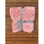 Fluffery Fluffery Turtle Fleece Throw Blanket Pink