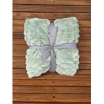 Fluffery Fluffery Turtle Fleece Throw Blanket Light Green