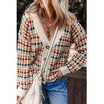 Little Daisy Closet Little Daisy Closet V-Neck Long Sleeve Cardigan Multicolor