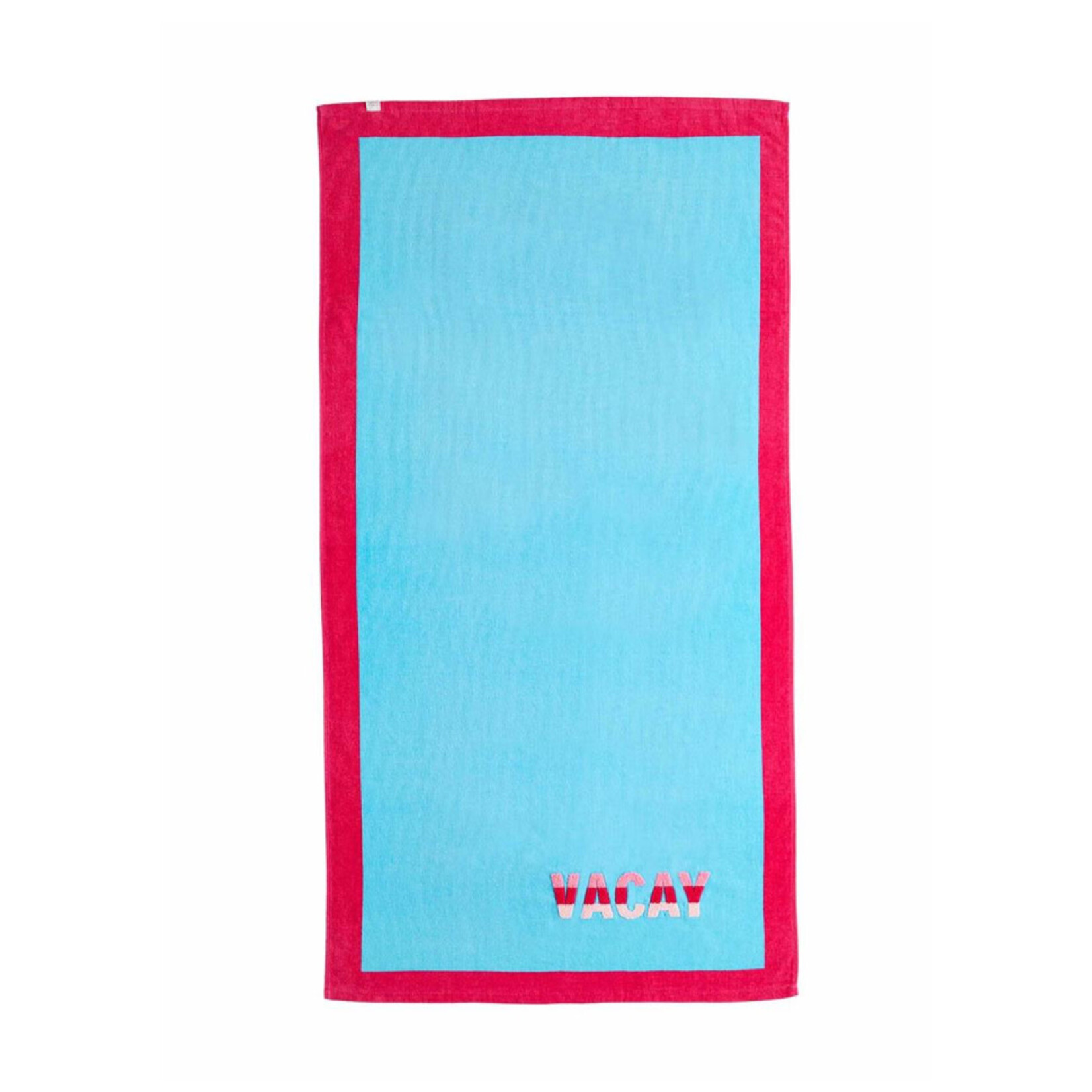 Mudpie Mudpie Boucle Beach Towel Blue Vacay