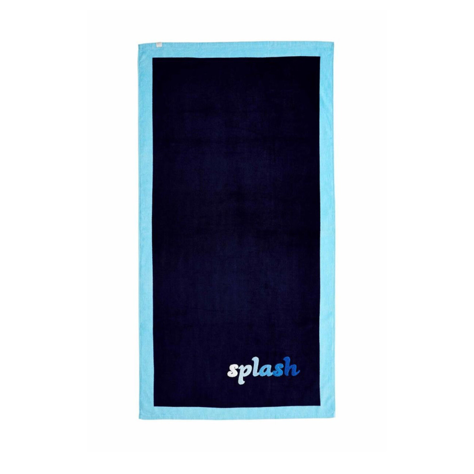 Mudpie Mudpie Boucle Beach Towel Navy Splash