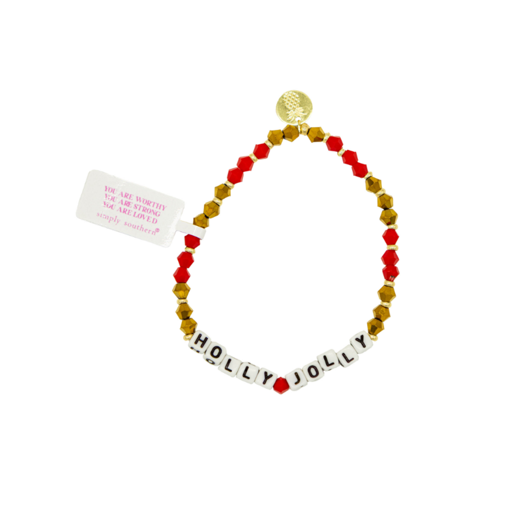 Simply Southern Simply Southern Holiday Bracelet Holly & Jolly