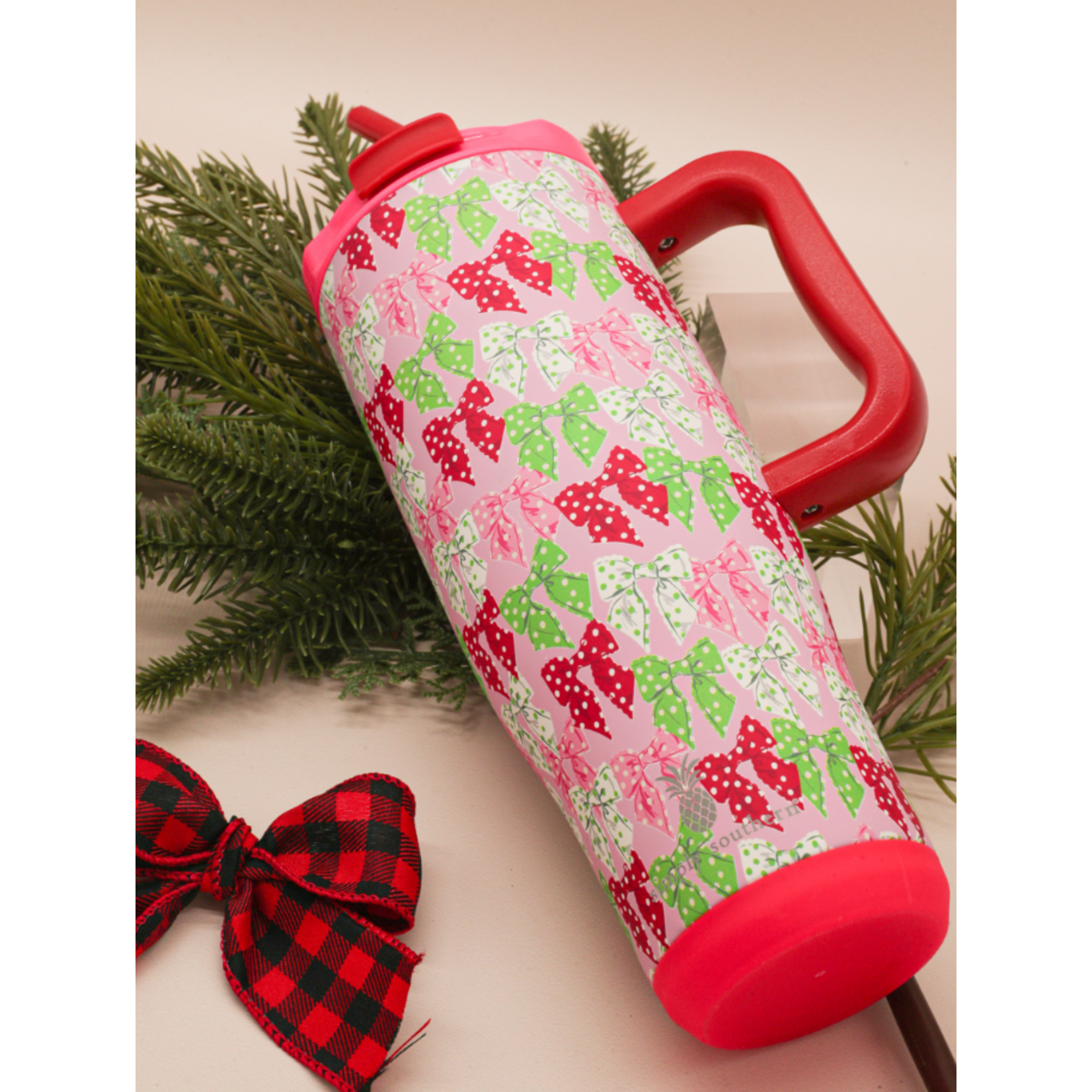 Simply Southern Simply Southern 40oz Tumbler Holiday Dots