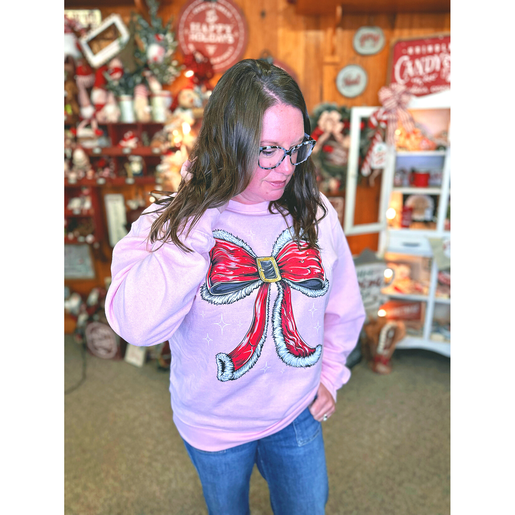 Simply Southern Simply Southern Crewneck Bow Tutu