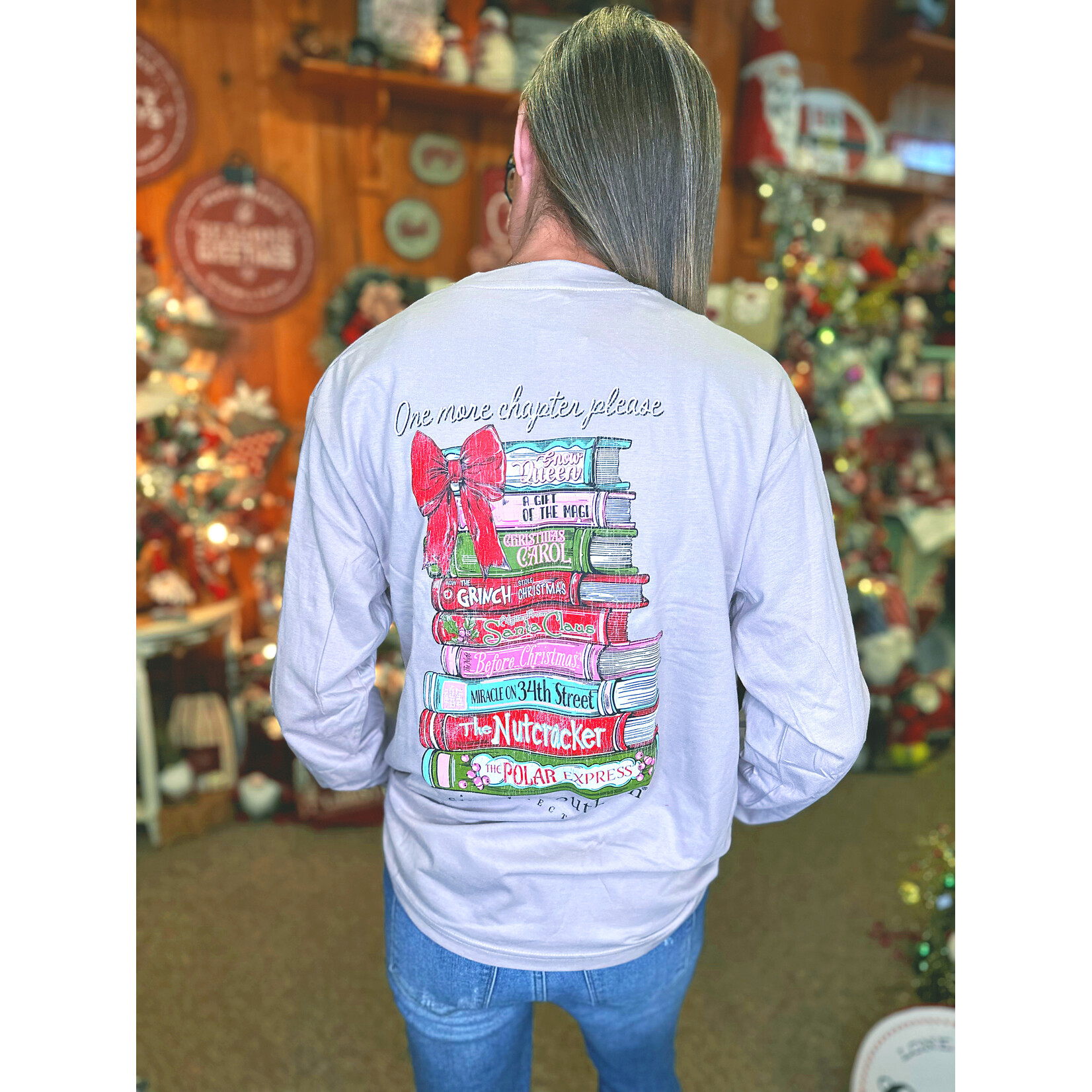 Simply Southern Simply Southern Long Sleeve Tee Books Driftwood