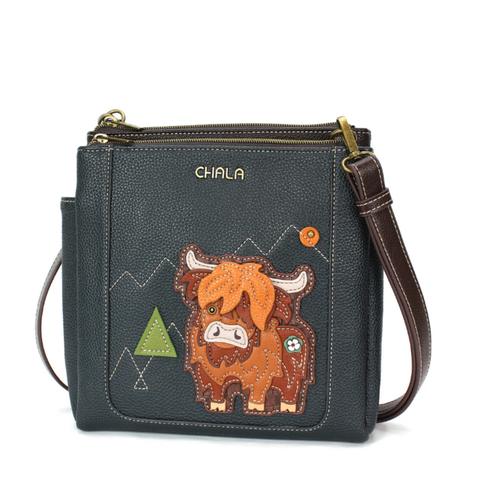 Chala Chala Merry Messenger Highland Cow Navy 854