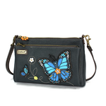 Chala Chala Deluxe Crossbody Blue Butterfly Navy 829