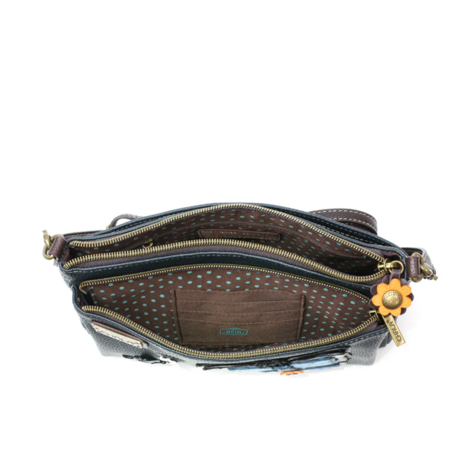 Chala Chala Deluxe Crossbody Blue Butterfly Navy 829