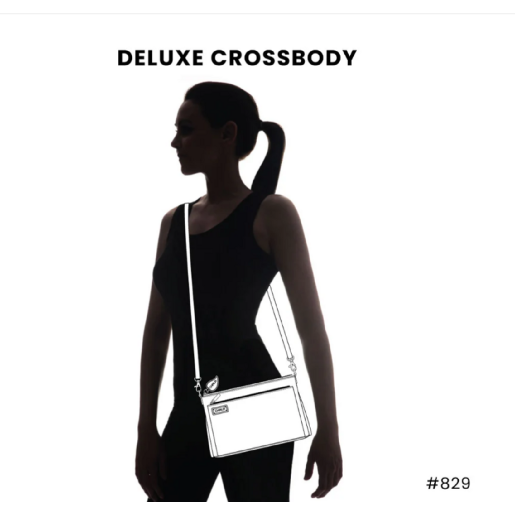 Chala Chala Deluxe Crossbody Blue Butterfly Navy 829