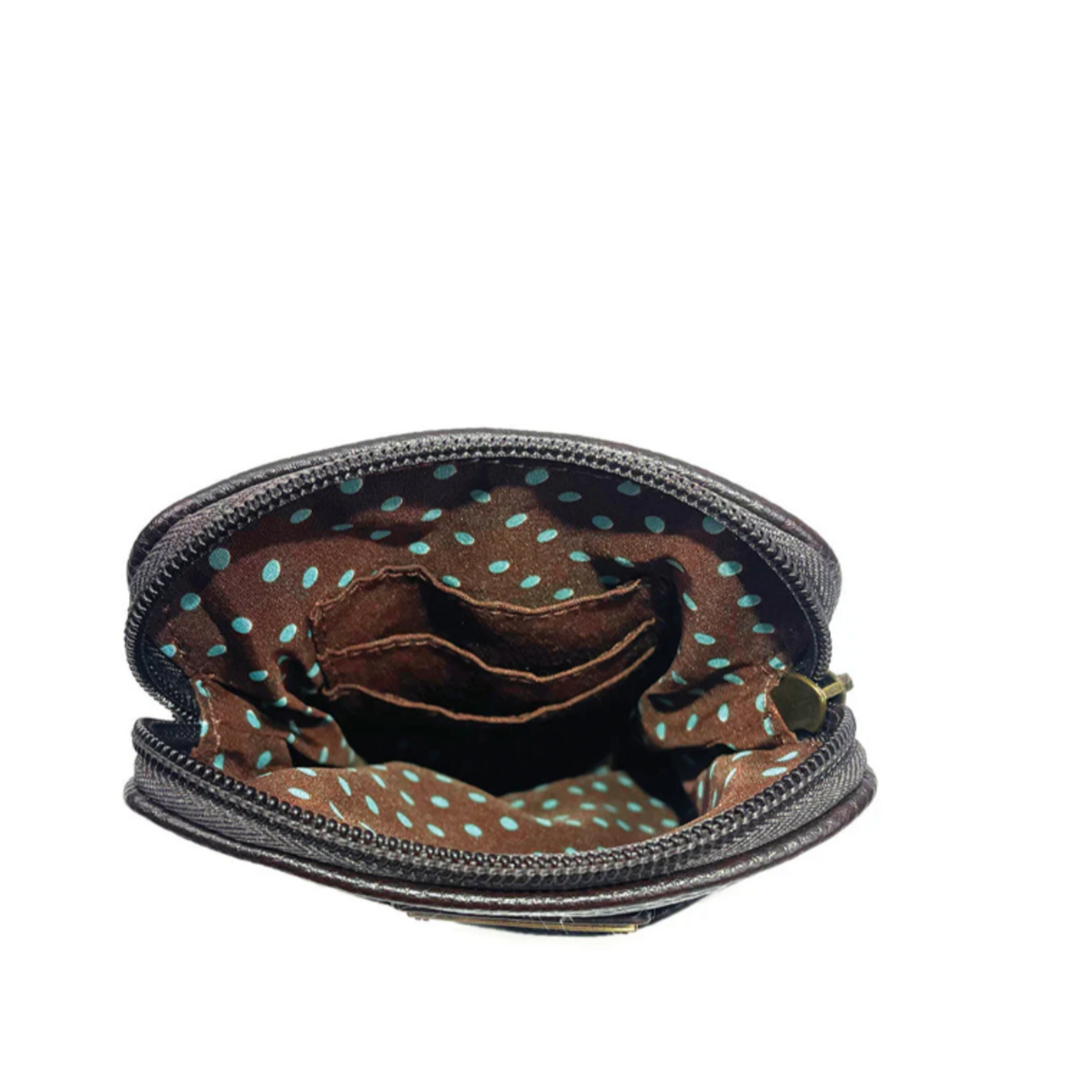 Chala Chala 827 Cellphone Crossbody Black Cat Warm Gray