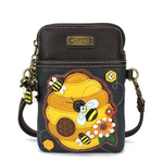 Chala Chala Cellphone Crossbody Bee Hive Navy 827