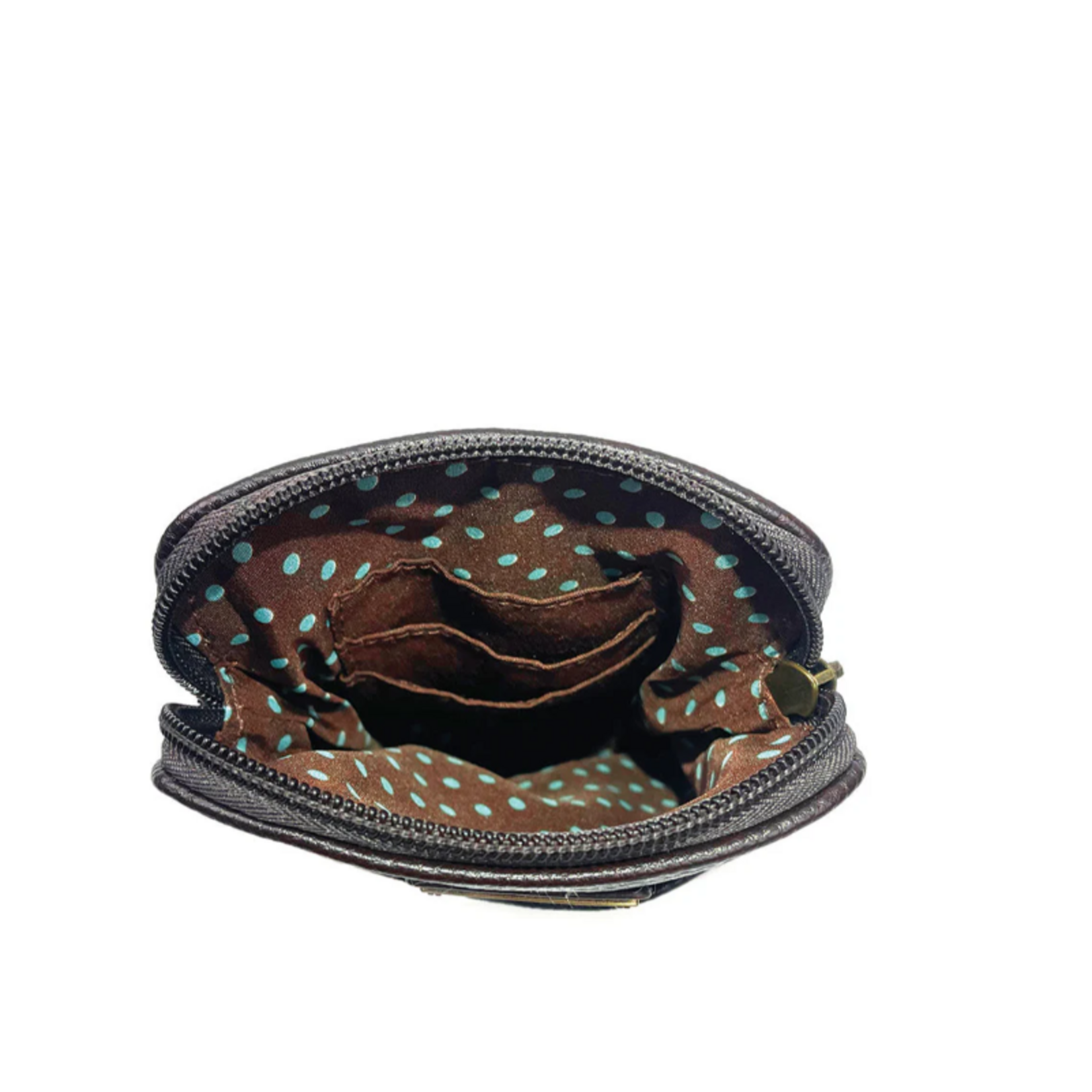 Chala Chala Cellphone Crossbody Bee Hive Navy 827