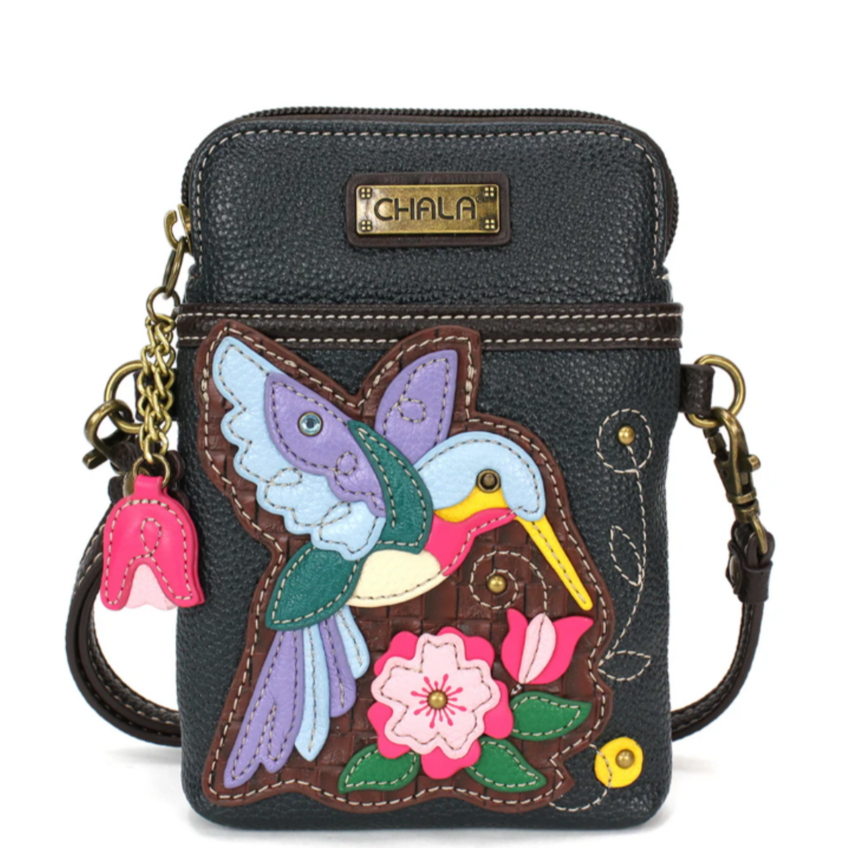 Chala Chala Cellphone Crossbody Hummingbird A Navy 827