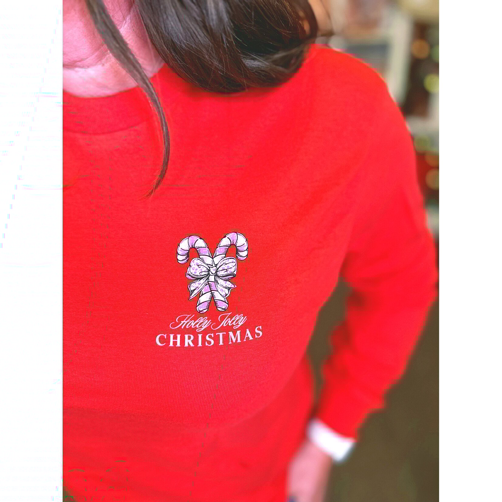 Simply Southern Simply Southern Long Sleeve Tee Trees Red