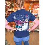 Southern Couture Southern Couture Classic Jolly Happy Soul Tee Navy