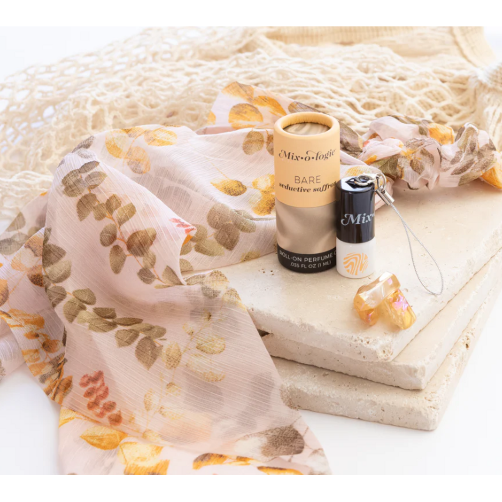 Mix-o-logie Mix-o-logie Mini Rollerball Perfume Keychain Bare (Seductive Saffron)