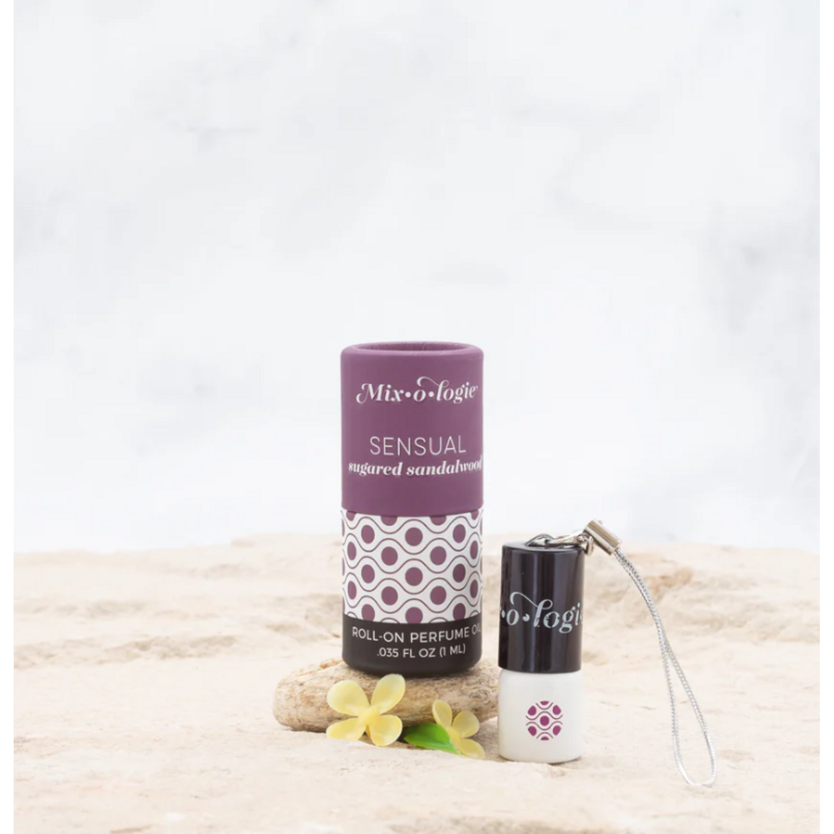 Mix-o-logie Mix-o-logie Mini Rollerball Perfume Keychain Sensual (Sugared Sandalwood)