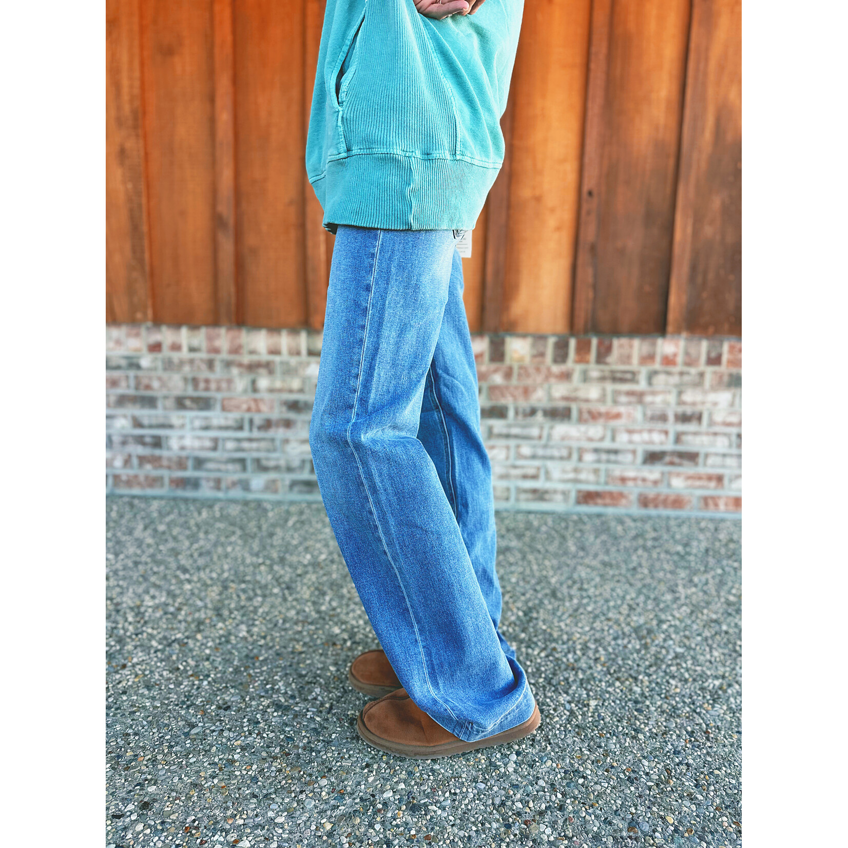 Risen Risen High Rise Straight Jeans 5444