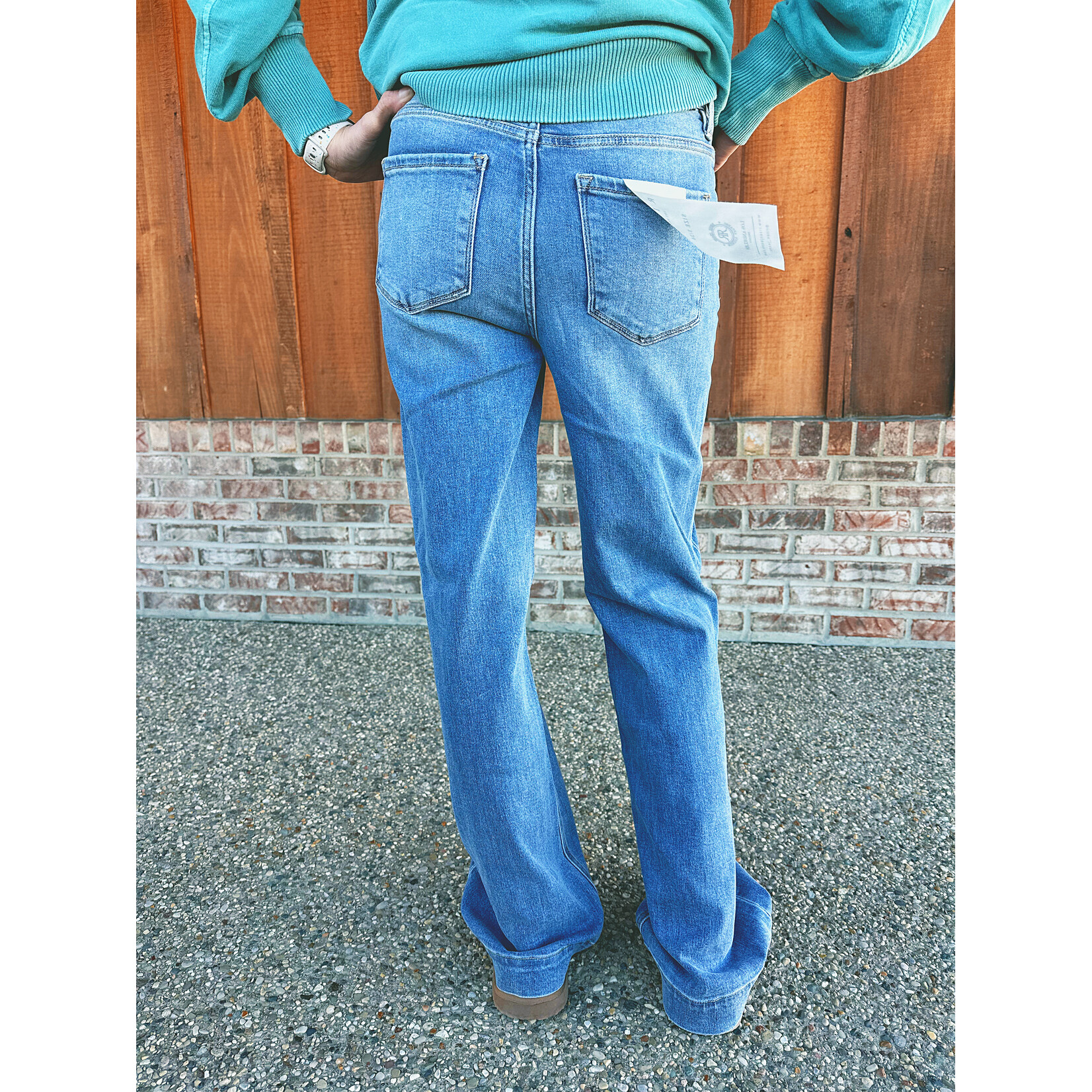 Risen Risen High Rise Straight Jeans 5444