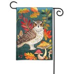 Studio M Fall Forest Owl Garden Flag