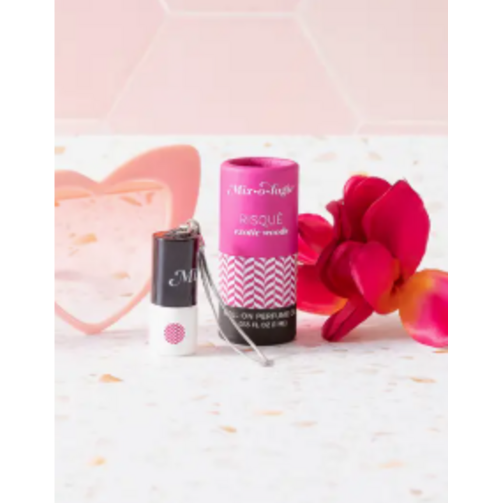 Mix-o-logie Mix-o-logie Mini Rollerball Perfume Keychain Risque (Exotic Woods)