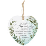 Carson Carson 50th Anniversary Heart Ornament