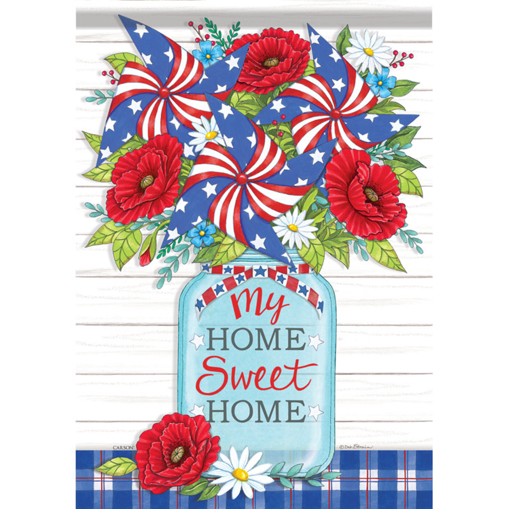 Carson Carson Home Sweet Home Standard House Flag