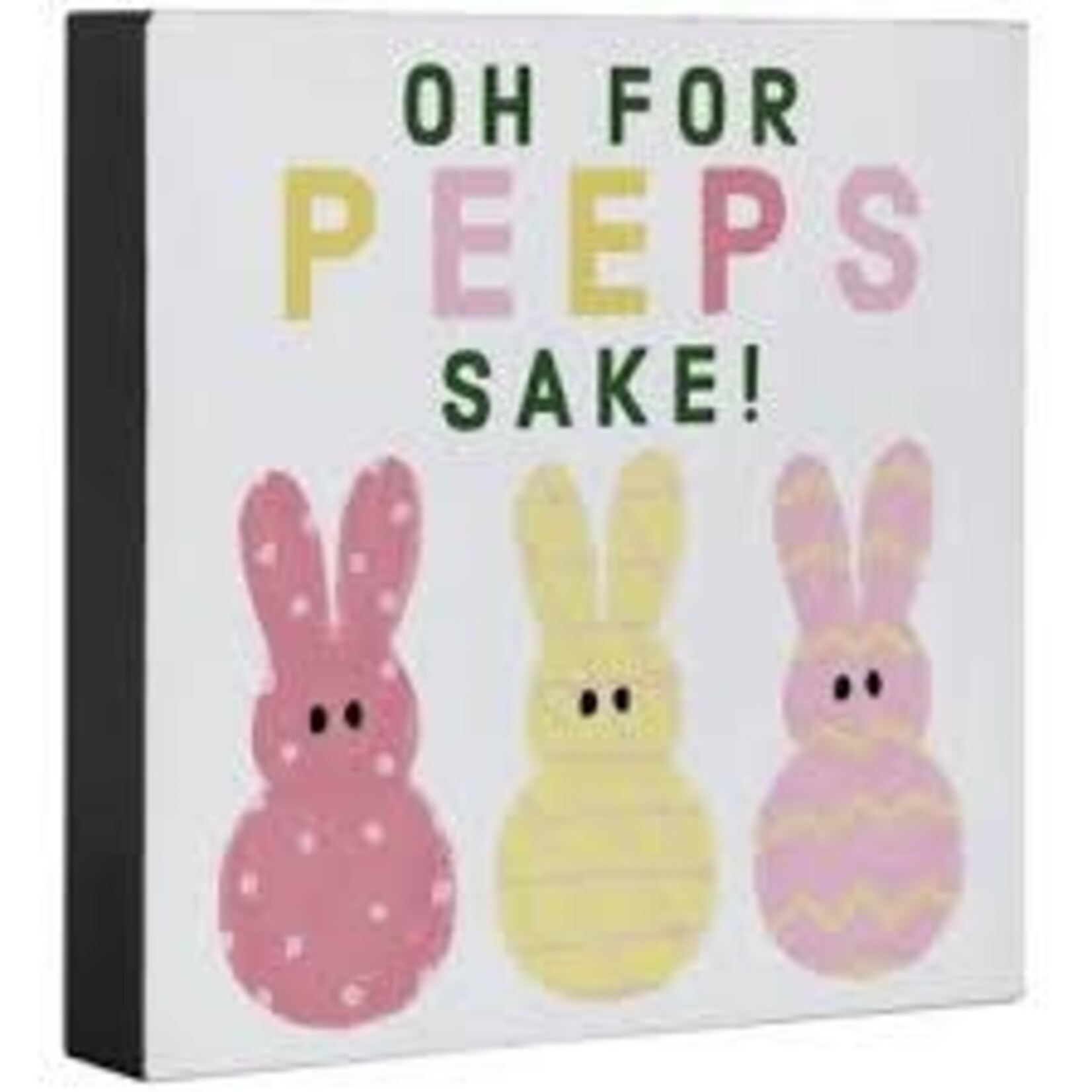 Carson For Peeps Sake Block Sign