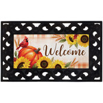 Carson Carson Give Thanks Pumpkin Switch Mat (Welcome)