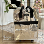 Simply Southern Simply Southern Roll Tote Silver