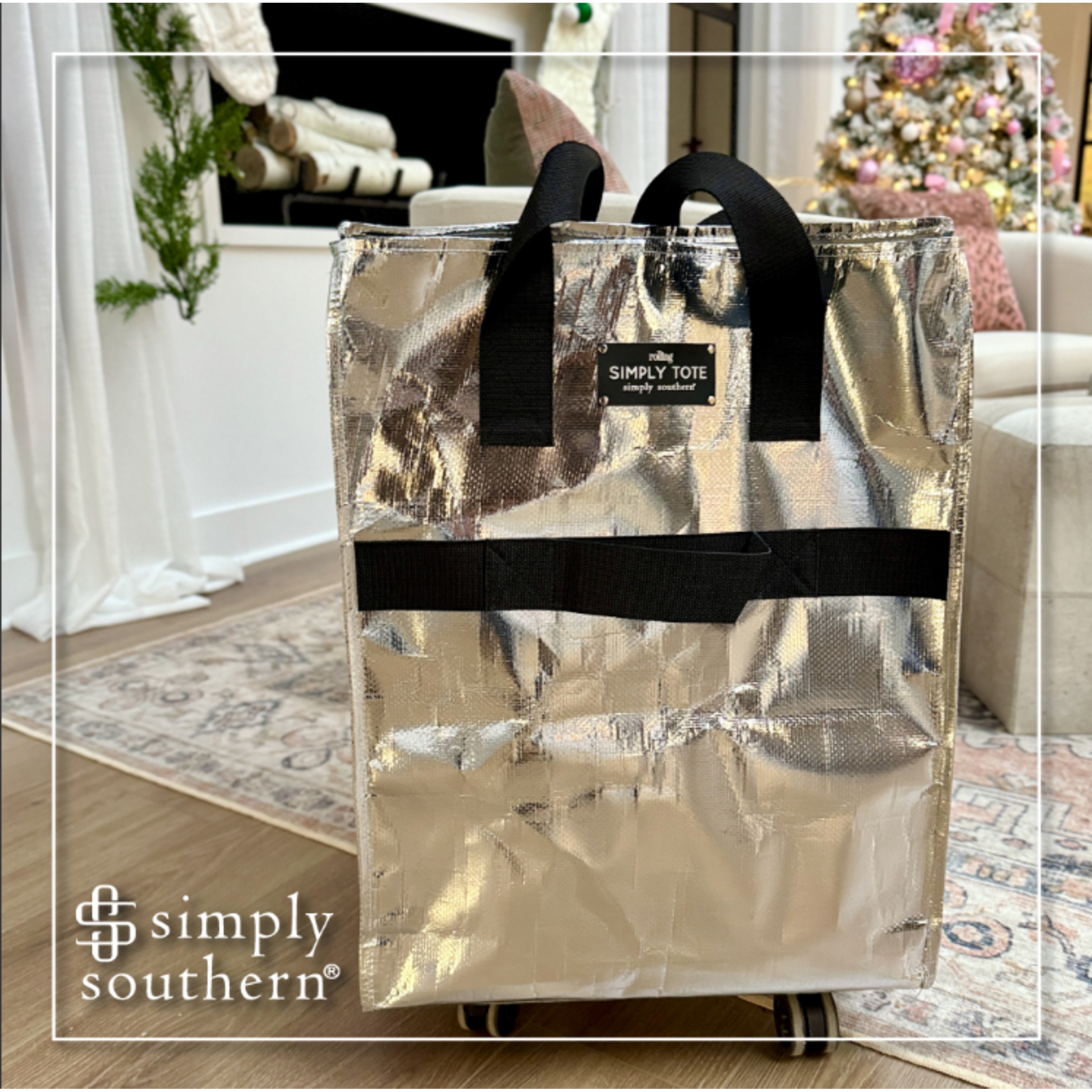 Simply Southern Simply Southern Roll Tote Silver