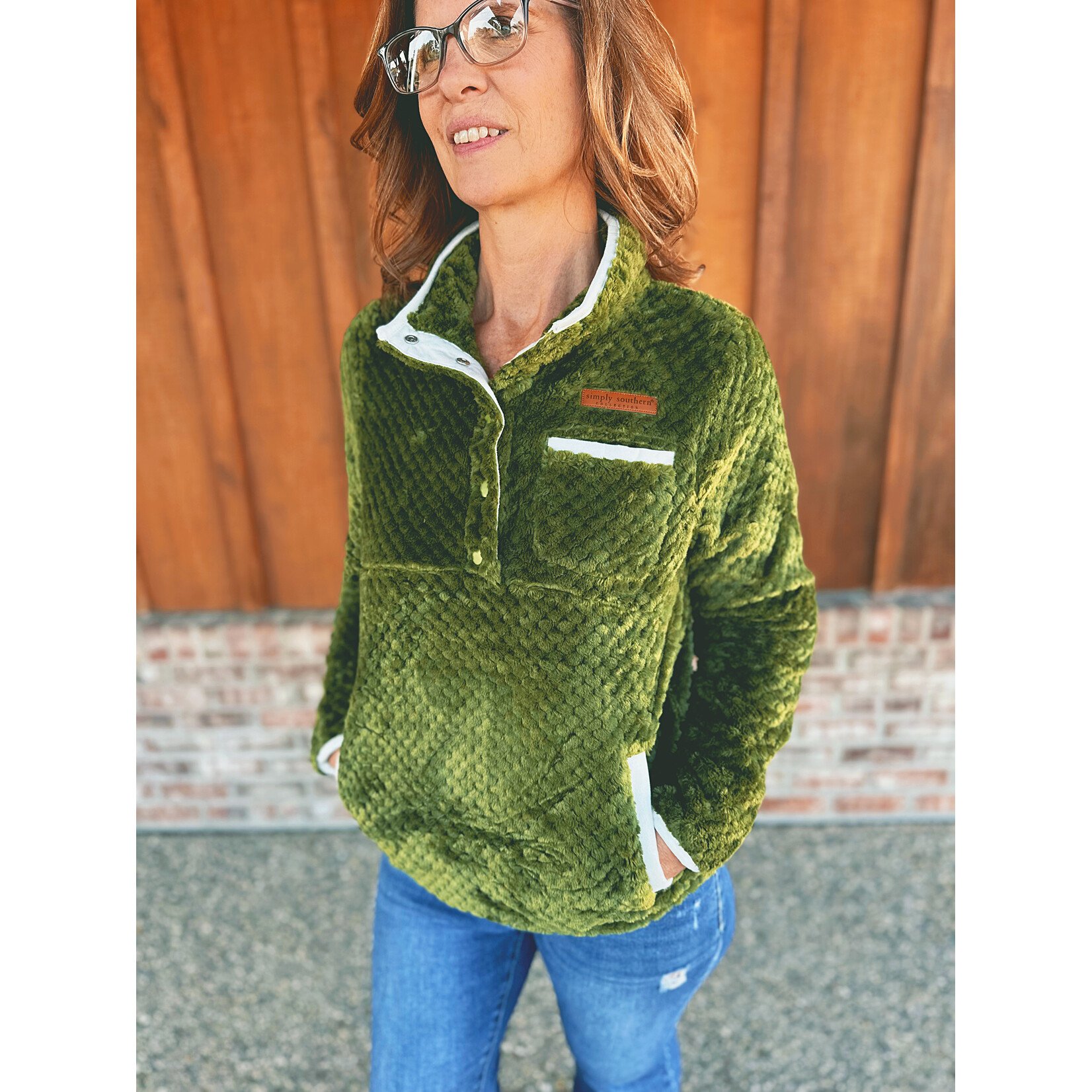 Simply Southern Simply Southern Simply Soft Pullover Olive